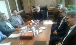 تشکیل جلسه رئیس شورای شهر،شهردار و مسئول مالی شهرداری گالیکش با معاونت توسعه و برنامه ریزی بانک شهر کل کشور