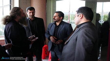 حضور شهردار تبریز در پشت صحنه سریال "روزهای بی‌قراری"