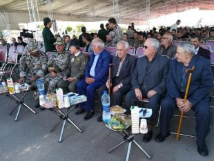 گزارش تصویری (۱) یادواره ” امیران آسمانی ” شهدای خلبان شهرستان دامغان و رونمایی از المان جت جنگی