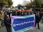 مراسم راهپیمایی ۱۳ آبان با شکوه خاصی در ارومیه برگزار شد+گزارش تصویری