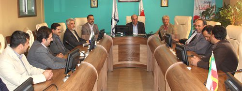 دیدار اعضای کمیسیون ترافیک سازمان با مهندس عسکری