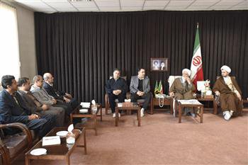 دیدار هئیت رئیسه نظام مهندسی همدان با نماینده ولی فقیه